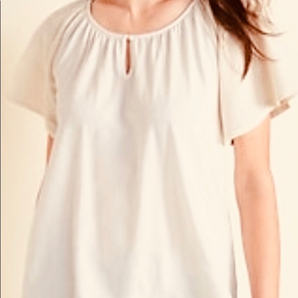 Cream colored boho blouse, new with tags!